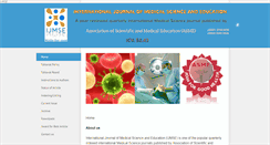 Desktop Screenshot of ijmse.com