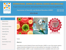 Tablet Screenshot of ijmse.com